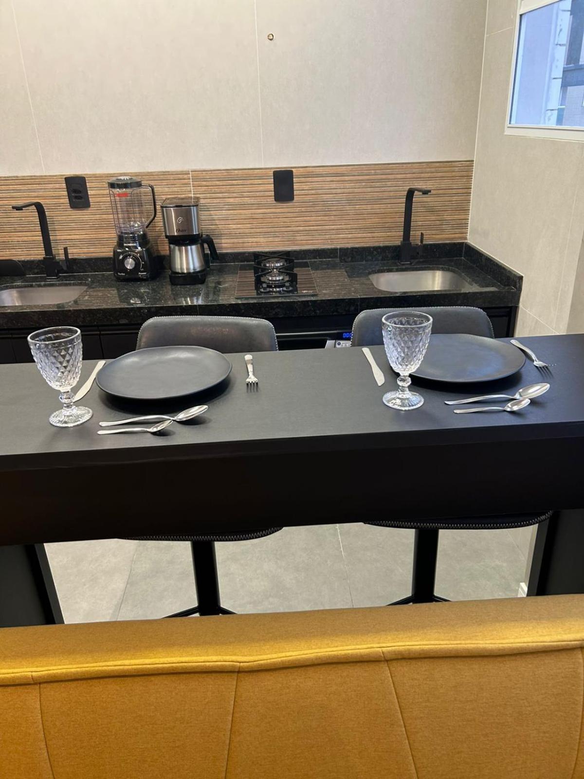 Apartamento Frente A Praia Do Embare Santos エクステリア 写真