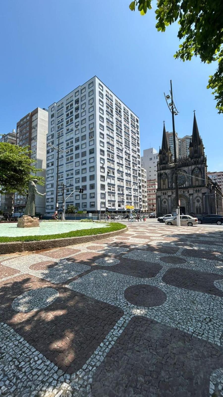 Apartamento Frente A Praia Do Embare Santos エクステリア 写真